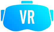 Logo d'un casque de réalité virtuelle