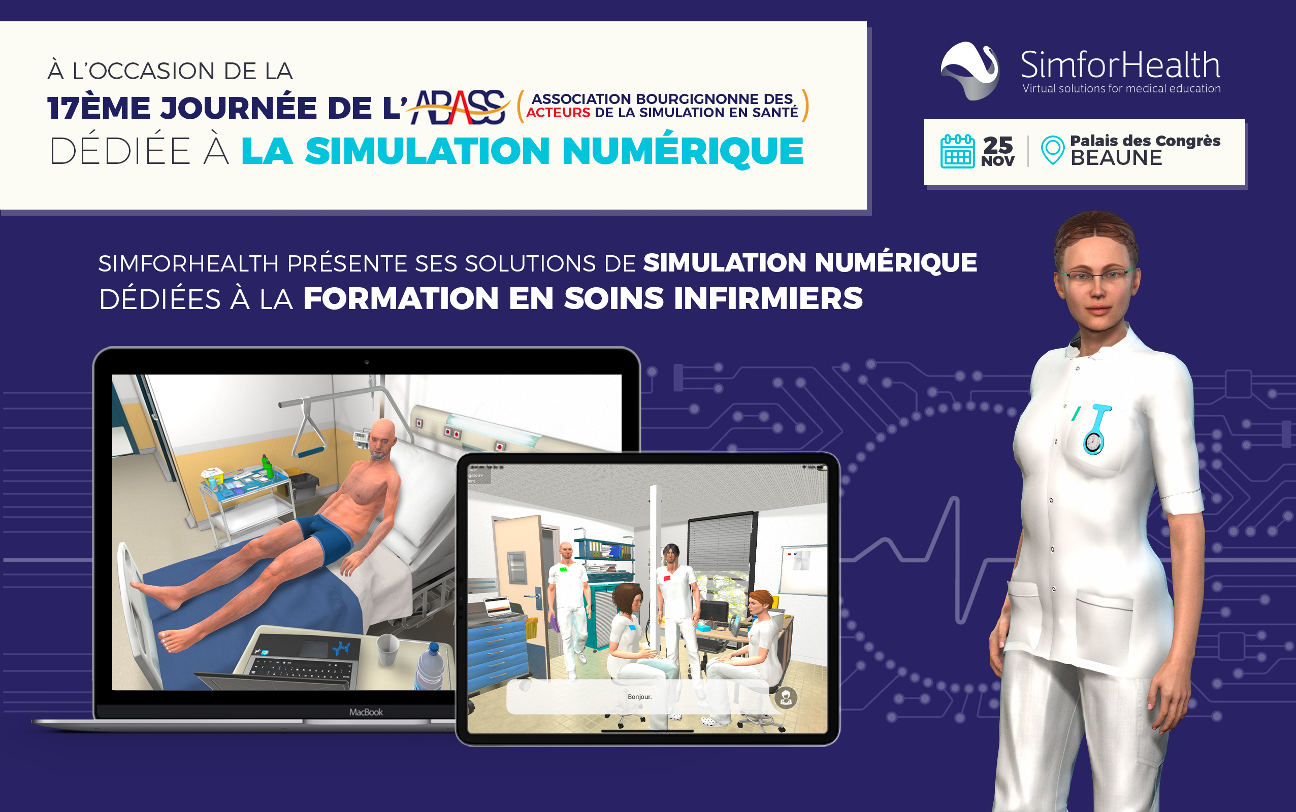 Simforhealth présente ses solution numérique à l'ABASS