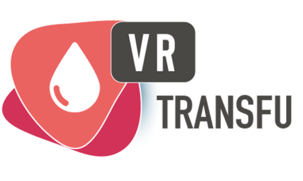 Logo du simulateur en réalité virtuelle "VR Transfu".
