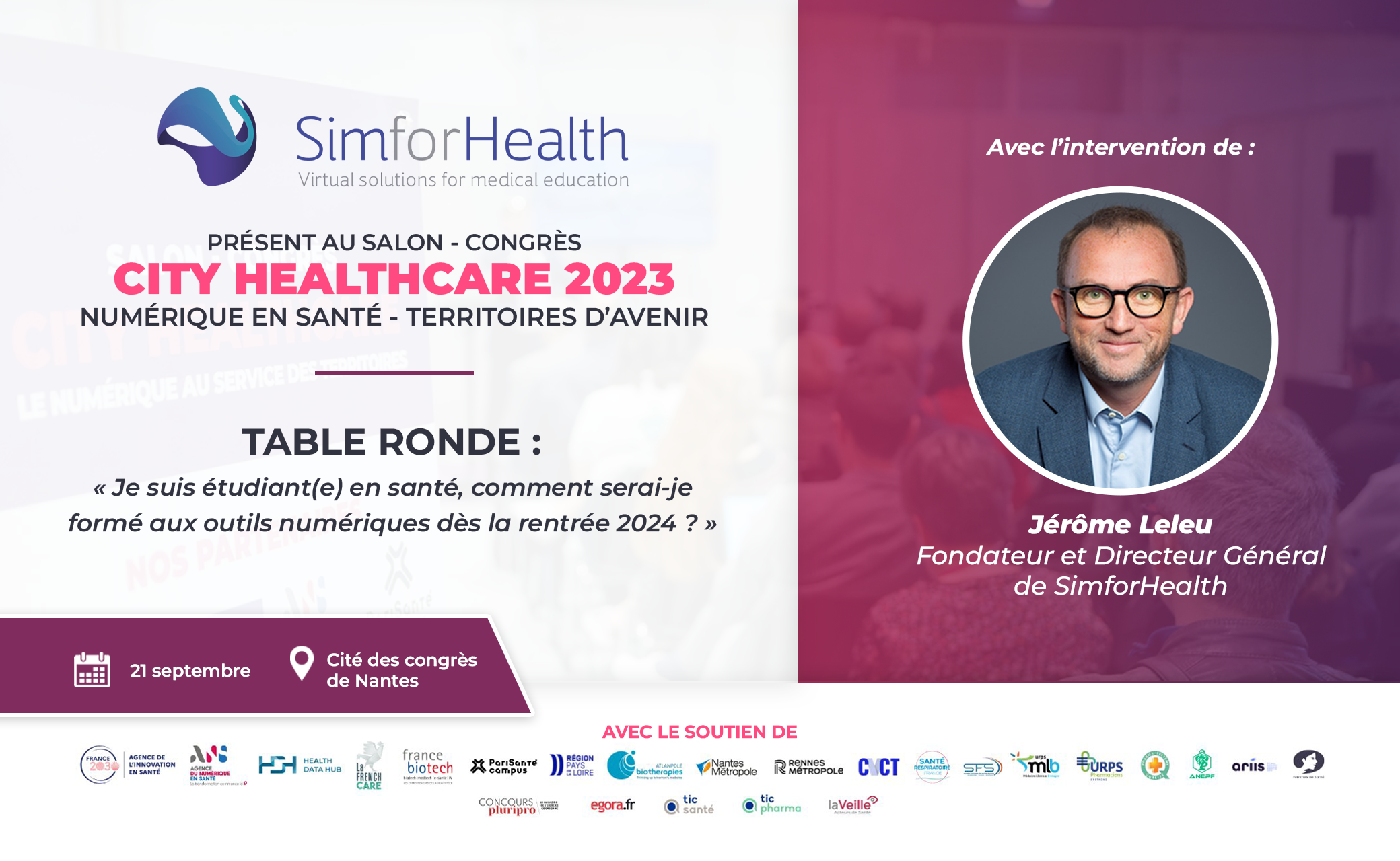 SimforHealth présent au salon City healthcare